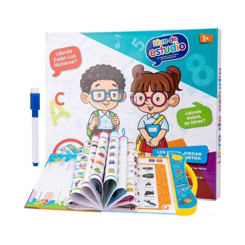 Libro Didáctico Interactivo Aprendizaje Bilingüe Para Niños