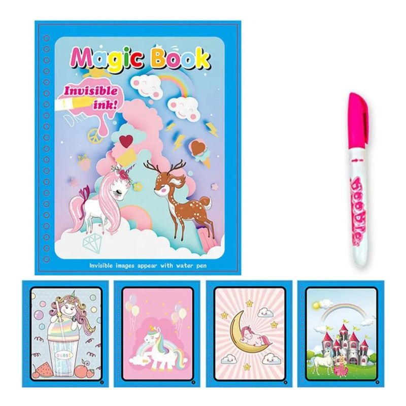 Cuaderno Magico De Agua Para Niños Y Niñas Dibujo