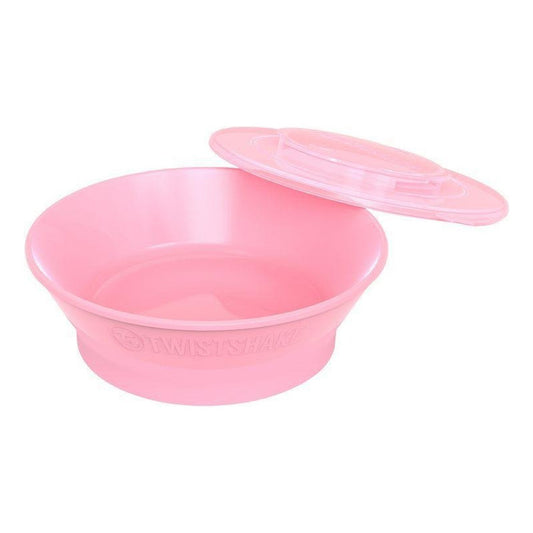 Twistshake Bowl Para Comida Bebé Rosado Pastel Lisa Unicolor
