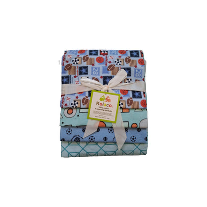 Set 4 Tutos Mantas Bebé Pañales Algodón Multiusos