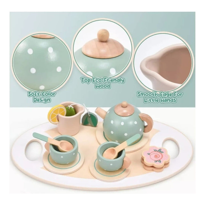 Set Juego De Tazas De Té Juguete Didactico Niños