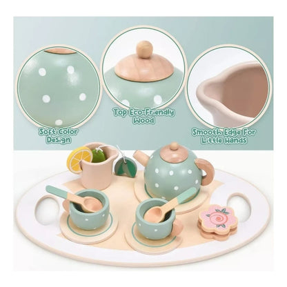 Set Juego De Tazas De Té Juguete Didactico Niños
