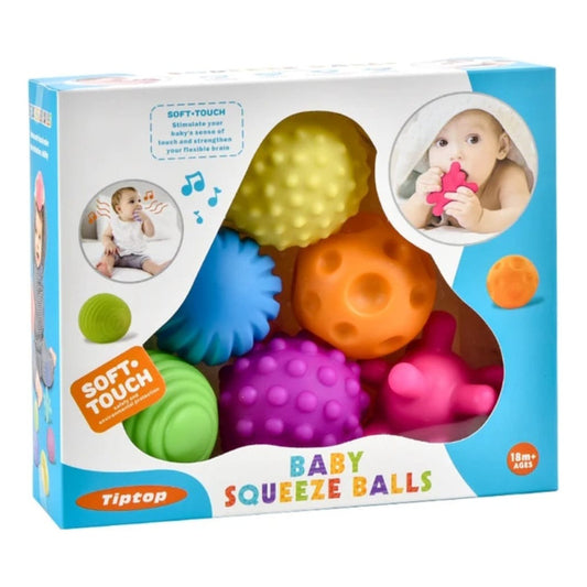 Set 6 Pelotas Sensoriales Aprendizaje Juego Para Bebé