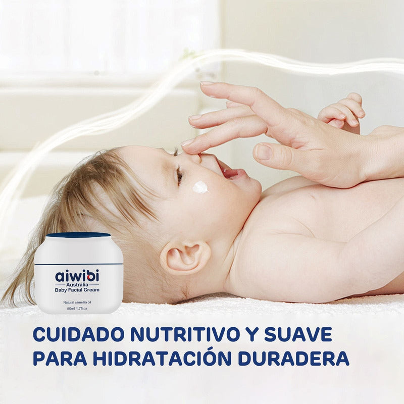 Crema Facial Hidratante Para Bebé Aiwibi 50 Ml