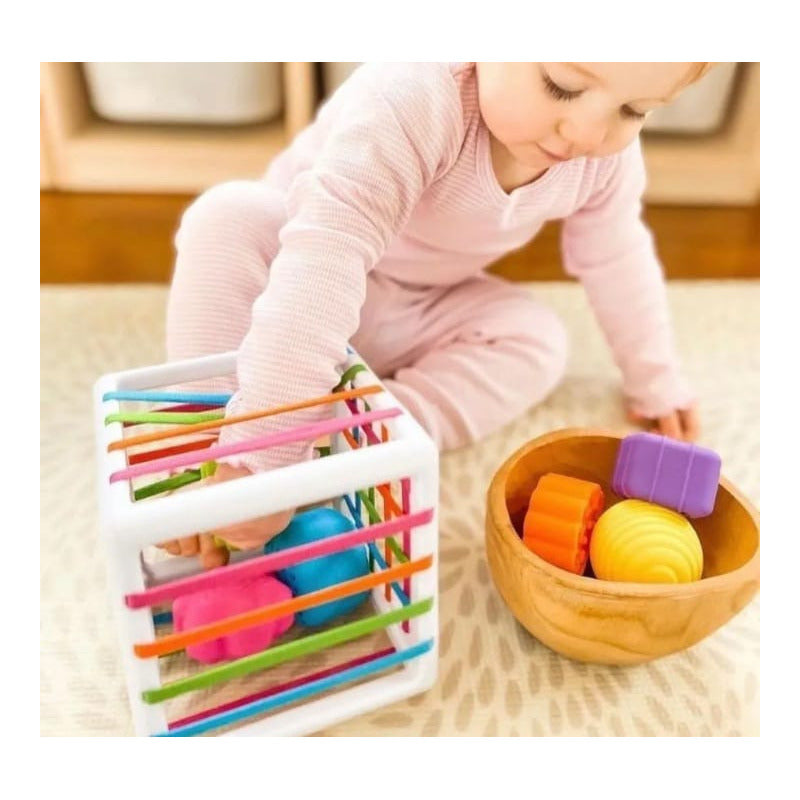 Juego Didáctico Cubo Sensorial Bebé Estimulación Temprana