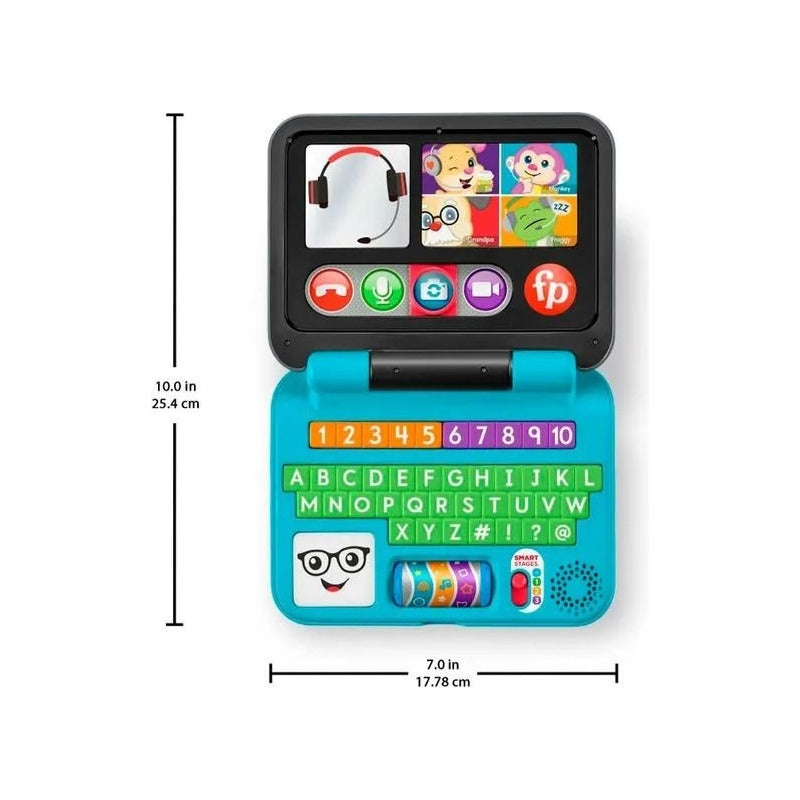Fisher-price Laptop Infantil Rie Y Aprende Azul