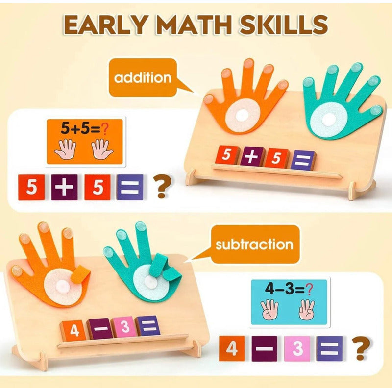 Juego Didactico Aprendizaje Contar Numero Matemáticas Niños
