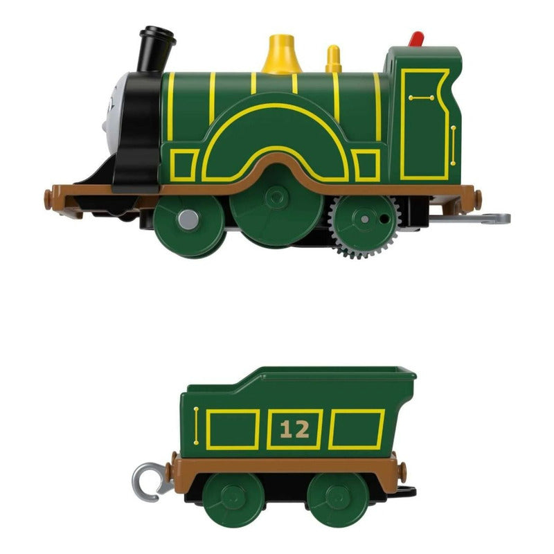 Tren Motorizado Juguete Thomas Y Sus Amigos Variados Emily Verde Musgo