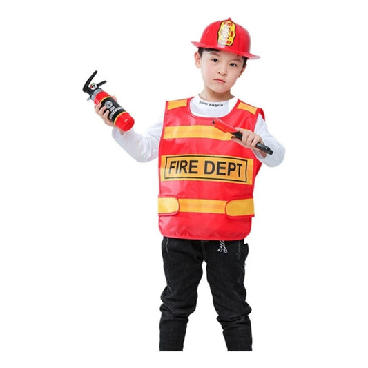Disfraz Profesión U Oficio Bombero Para Niños