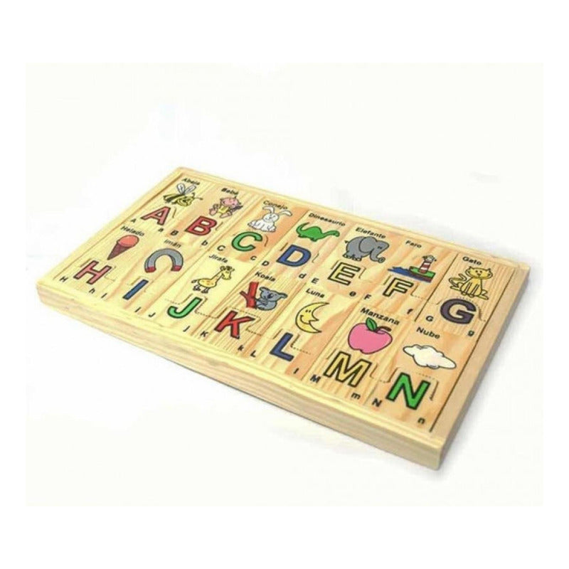 Tabla De Encaje Letras - Abecedario Aprendizaje Para Niños