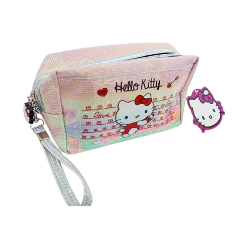 Estuche Lapices-cosmeticos-multiusos Hello Kitty Kawaii Niña