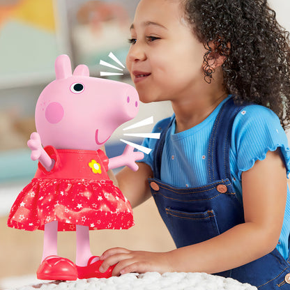 Muñeca Peppa Pig Diversión En Los Charcos Baila-movimiento