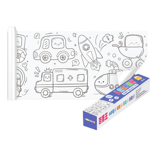 Rollo Papel Para Colorear Dibujo Para Niños Manualidades