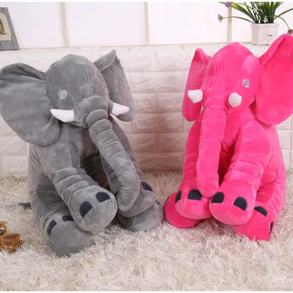 Elefante De Apego Peluche Almohada Para Bebes Y Niños Rosado Rosado