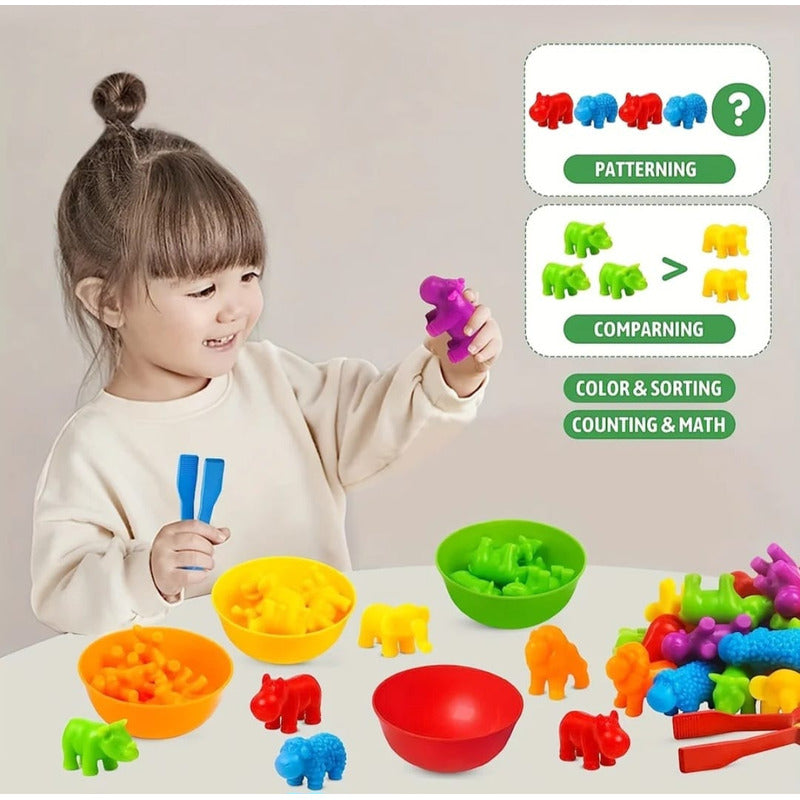 Juguete De Clasificación Colores Y Forma Montessori Niño