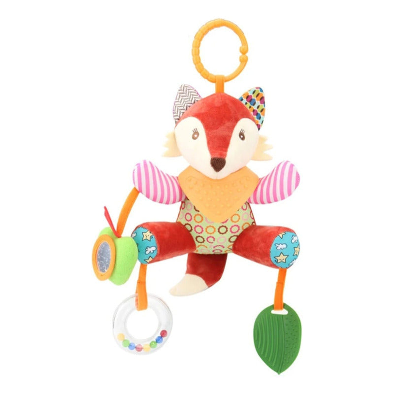 Juguete Peluche Sensorial Bebé Con Sonajero Y Mordedor