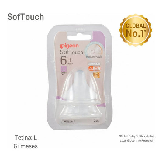 Tetina Repuesto Softouch Pigeon L 2 Unids
