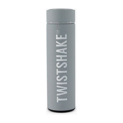 Termo Para Agua Twistshake Hot & Cold 420ml Gris
