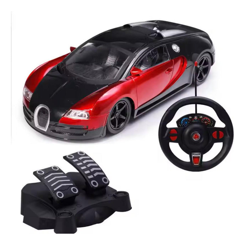 Auto A Control Remoto Con Pedales Juguete Niños