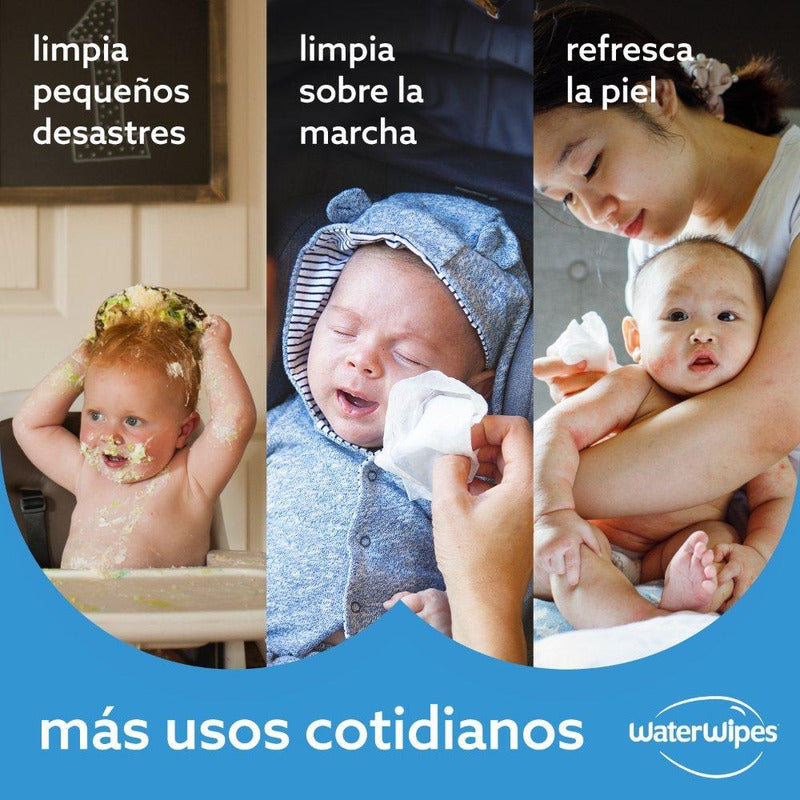 Toallas Húmedas Water Wipes Pack (3 Paq X 60 Und)