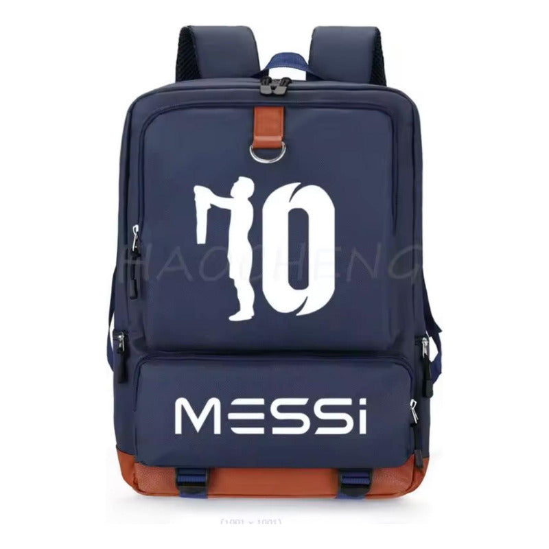 Mochila Escolar Modelo Messi Futbol Multiusos