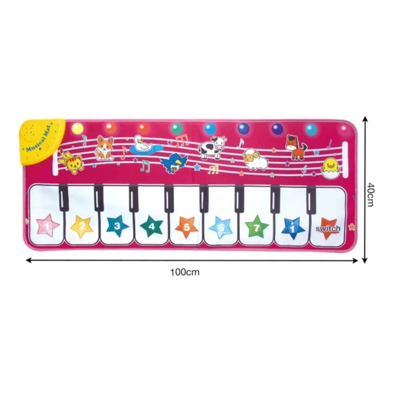 Alfombra Piano Musical Tapete Para Bebés Y Niños