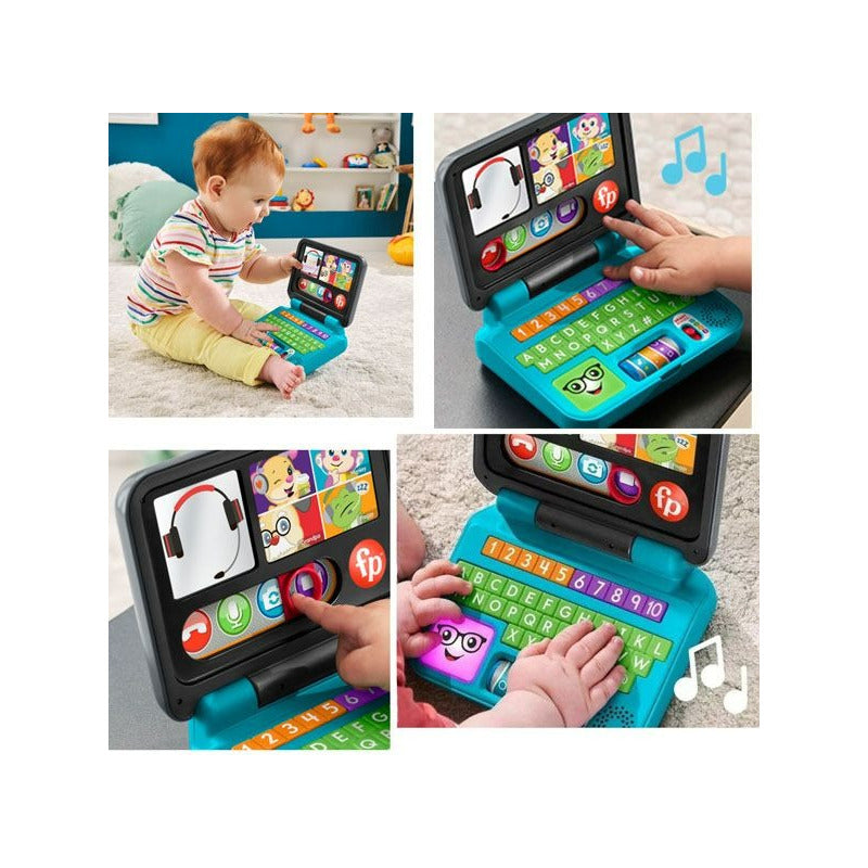 Fisher-price Laptop Infantil Rie Y Aprende Azul