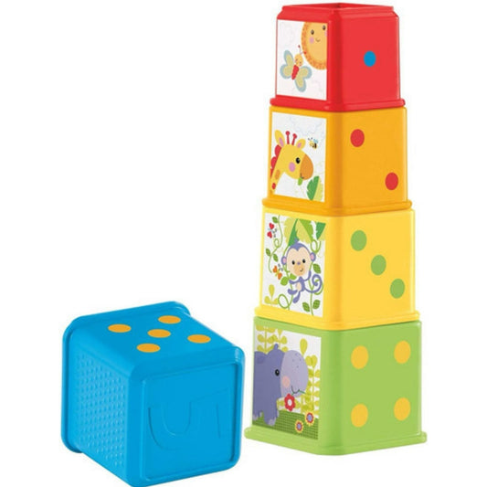 Juego Bloques Para Apilar Y Explorar Fisher Price Bebe-niños Multicolor