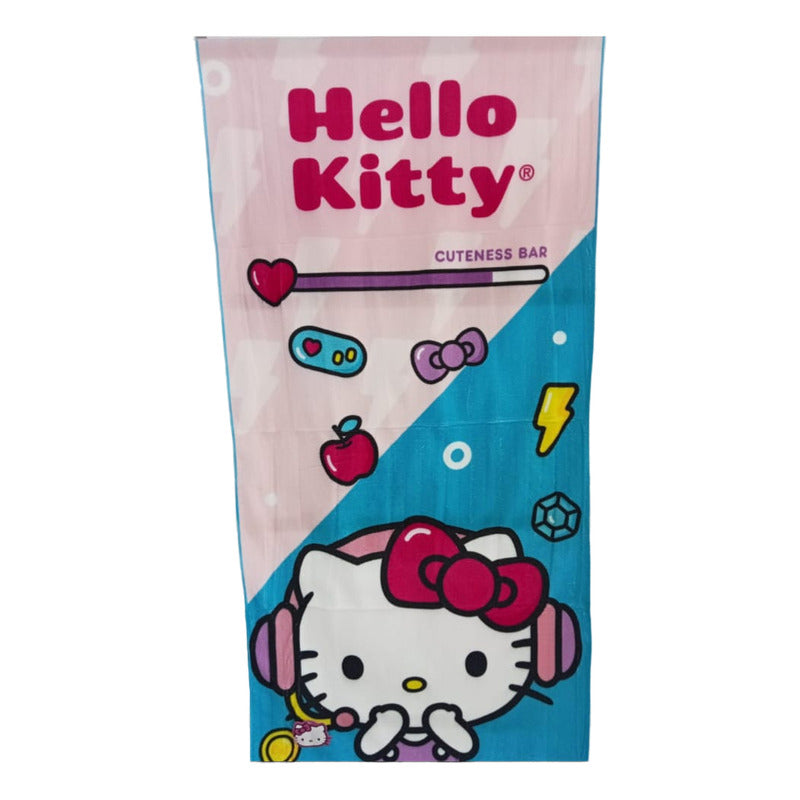 Toalla De Playa Hello Kitty Multiusos Niños-niñas