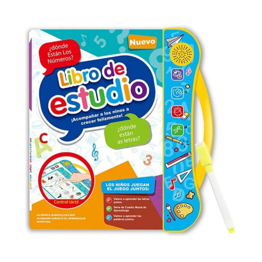 Libro Didáctico Interactivo Aprendizaje Bilingüe Para Niños