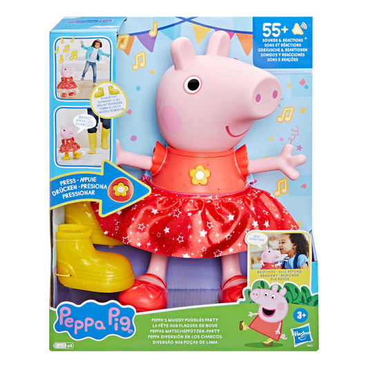 Muñeca Peppa Pig Diversión En Los Charcos Baila-movimiento