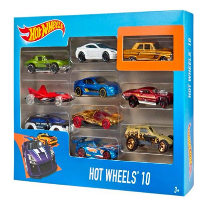 Set 10 Autos Coleccionables Vehículos Juguetes Hot Wheels Autos Multicolor