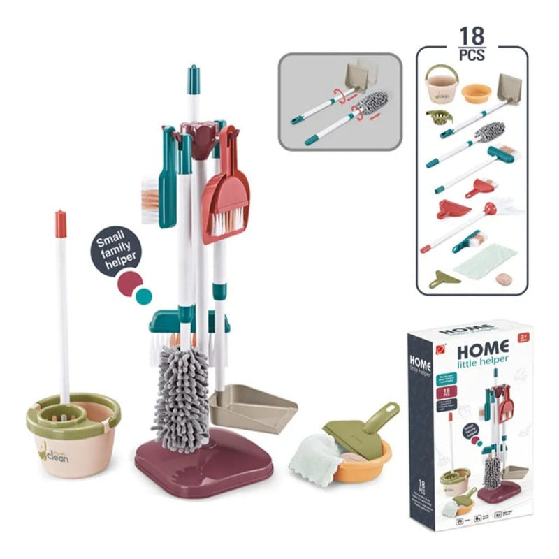 Juguete De Limpieza Set De Aseo Didáctico Niños