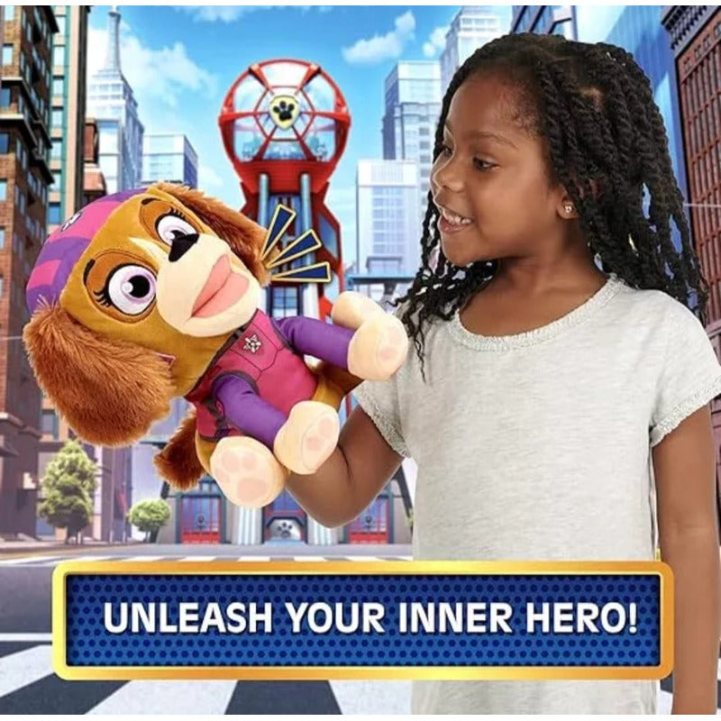 Peluche Marioneta -titere Paw Patrol Con Sonido - Niños