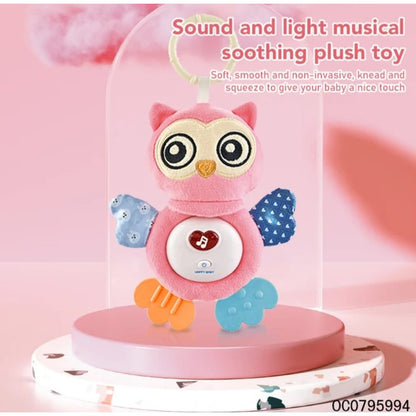 Peluche Con Luz- Sonido - Mordedor Y Colgador Bebé