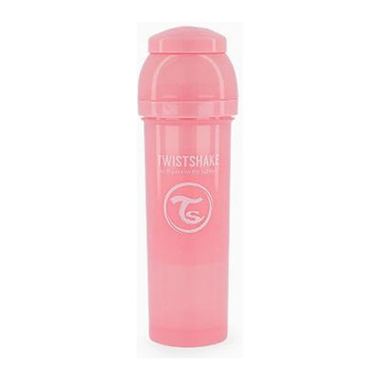 Mamadera Twistshake Anti-cólico 330ml Rosa Liso
