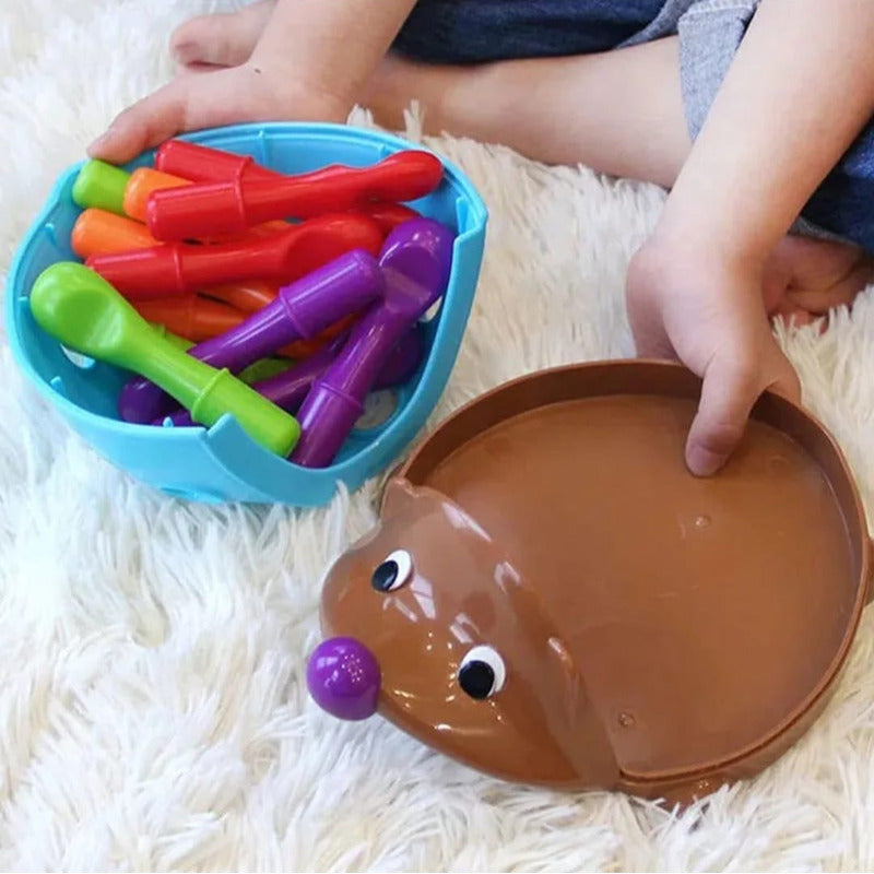 Erizo Puercoespín Juguete De Encaje Motricidad Fina Niños