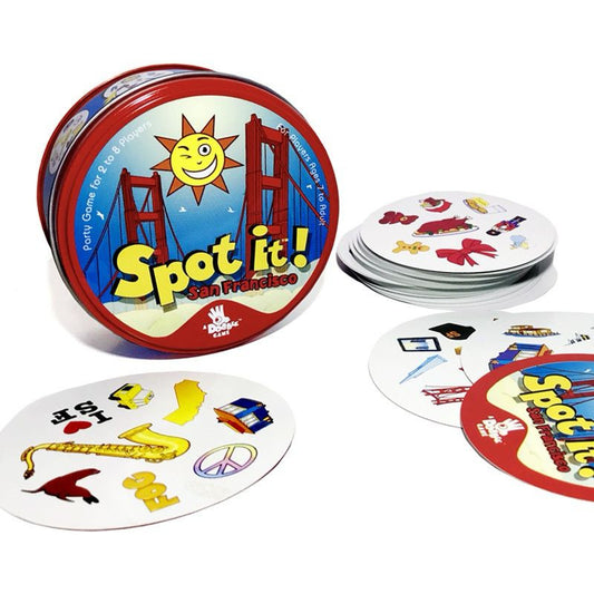 Juego De Cartas Mesa Game Spot It Niños San Francisco