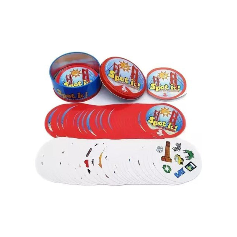 Juego De Cartas Mesa Game Spot It Niños San Francisco