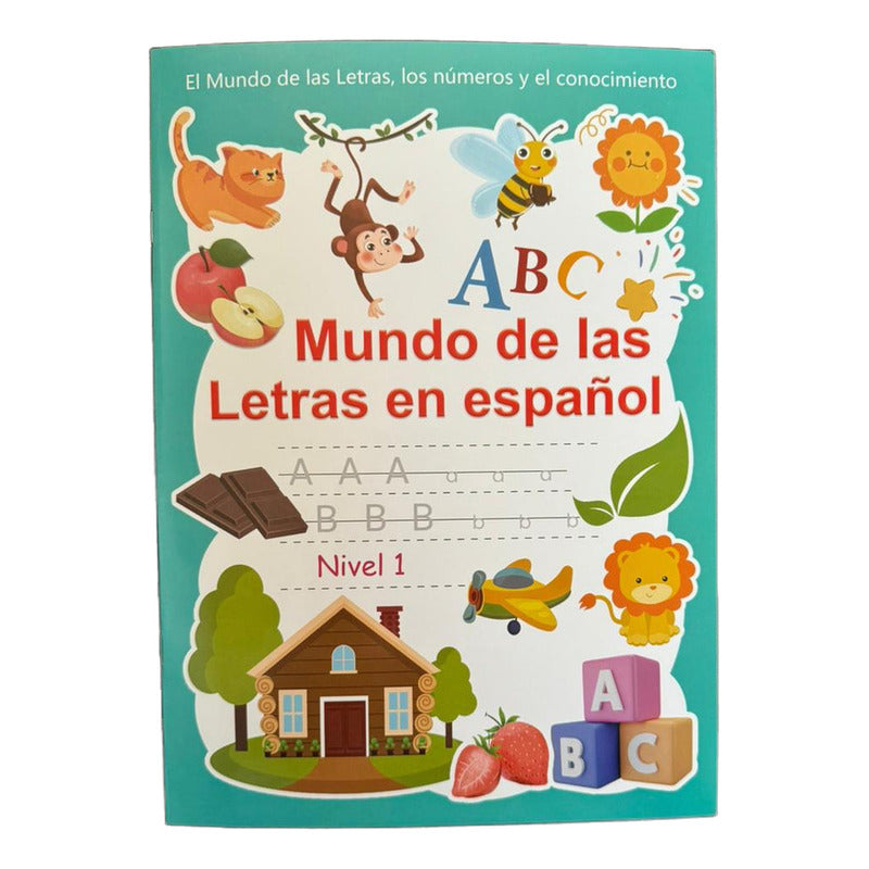 Pack Libro Caligrafía De Números Y Letras Niños