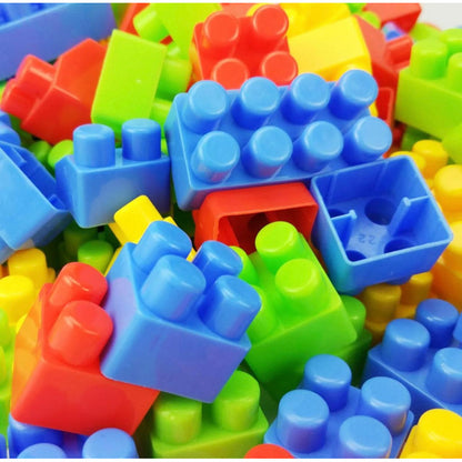 Juego De Bloques De Construcción 100pzs Niños Con Bolsa
