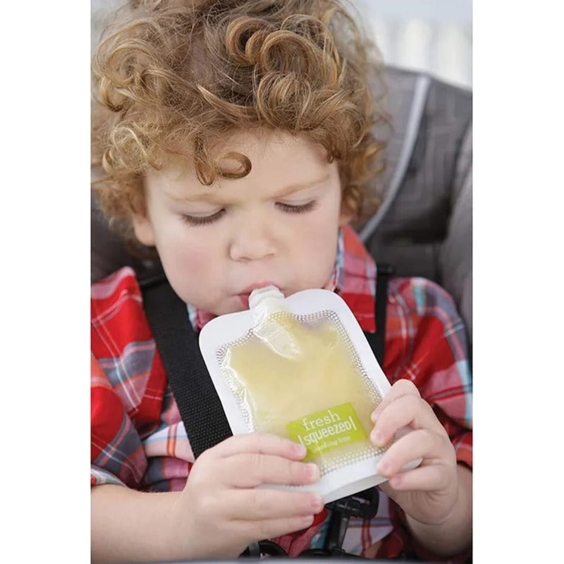 Pack 10 Bolsas Para Papillas Y Compotas Bebés Niños