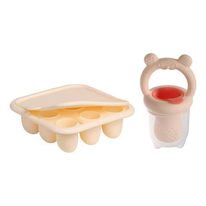 Chupete Para Fruta Mordedor Rasca Encía +molde Helado