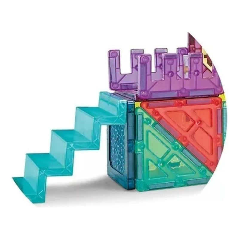 Juego De Construcción Magnético Bloques Niños 94 Pzs
