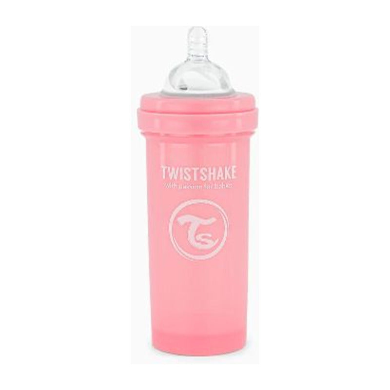 Mamadera Twistshake Anti-cólico 260ml Rosa Liso