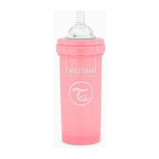 Mamadera Twistshake Anti-cólico 260ml Rosa Liso