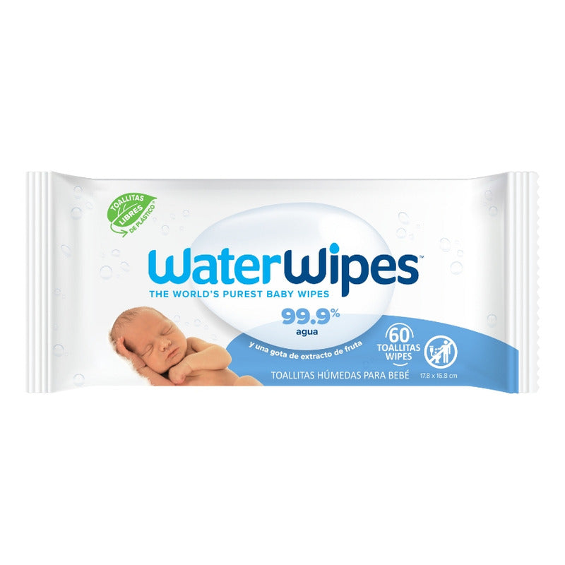 Toallitas Húmedas Waterwipes 99,9% Agua Caja 12x60uns | Recién Nacido Y Piel Sensible