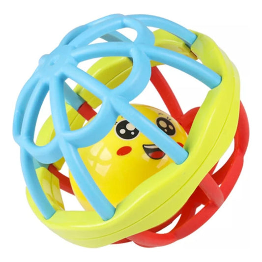 Pelota Sonajero Flexible Estimulación Sensorial Del Bebé