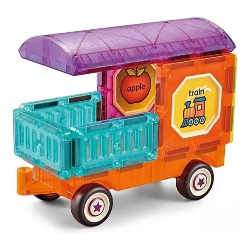 Juego De Construcción Magnético Bloques Niños 94 Pzs