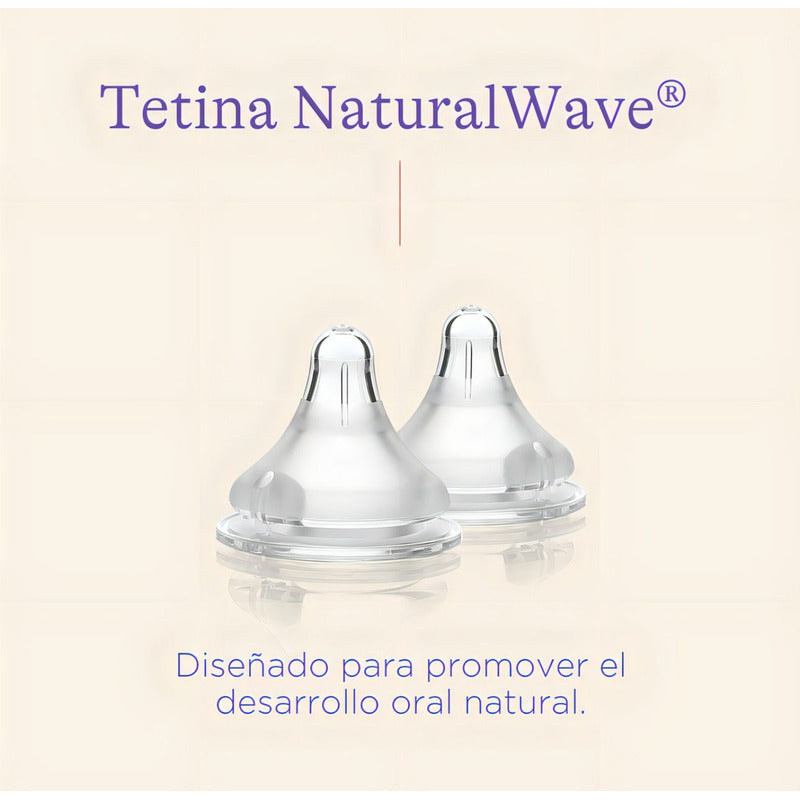 Tetina Natural Wave Repuestos Lansinoh 2unid Fluido Lento